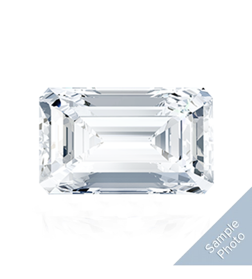 0.45 Carat F-Colour VVS2-Clarity Very Good Cut Emerald Diamond
